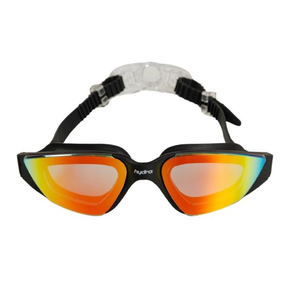 Lente de Natación Hydro Mirror 6.0 Adulto Negro/Naranjo