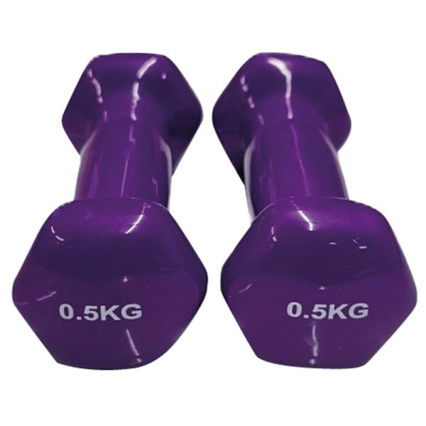 Mancuerna Vinilo Civer 1 Kg Par (2 X 0,5 Kg)